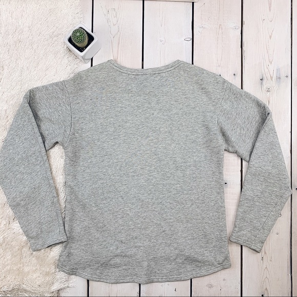 Armani Exchange | Grey Crew Neck Jumper w/ Zippers - Picture 4 of 4